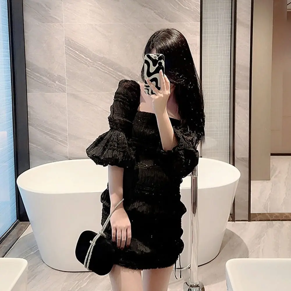 Gold Bright Silk Evening Bag Fashion Rhinestone Decorative Chain Handbags Shoulder Bags Women Female