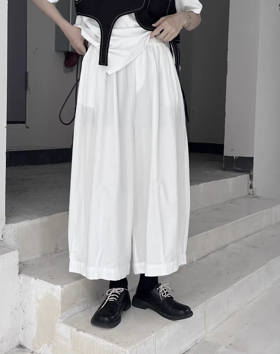 

Брюки-кюлоты Dark Design Sensation с принтом «Цветочный бутон», широкие, повседневные, тонкие, женские, свободные, прямые, летние, хлопковые, с высокой талией, укороченные (длиной 7/8)