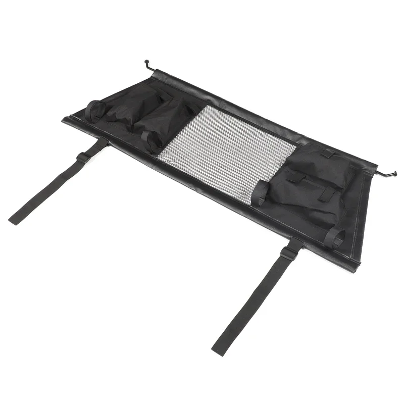 Suetlcoity For Mercedes Benz GLC X253 2016-2022 Car Trunk Safety Isolation Pet Fence Protective Net Storage bag Car Accessories