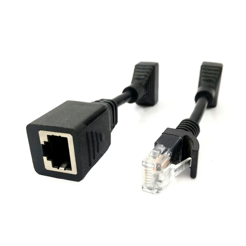 1PCS RJ45 To 4pin Terminal RJ45 Female Terminal Block Crystal Head Terminal Block Pressure-free Crystal Head Net Block End