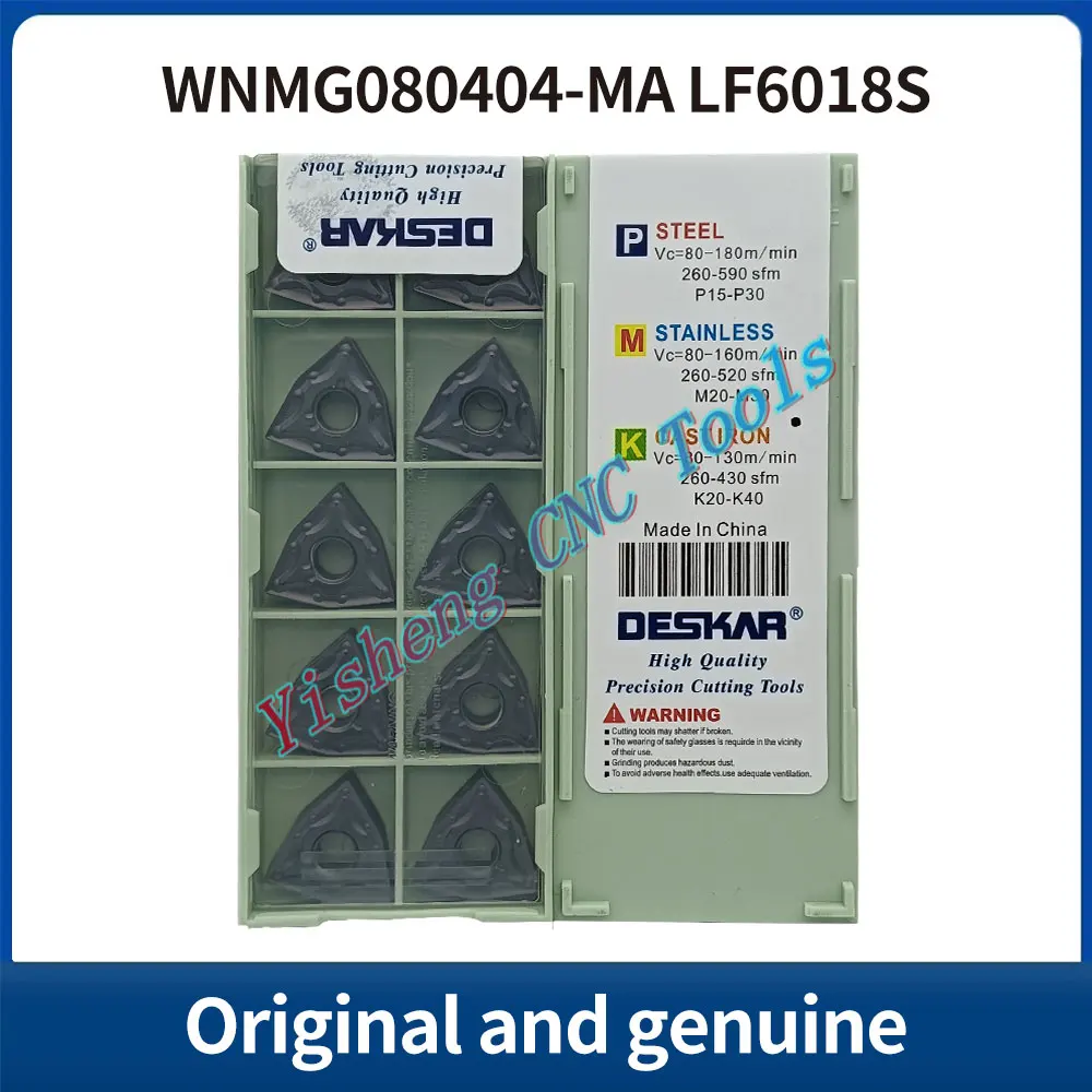 

DESKAR 100% Original WNMG080404-MA WNMG080408-MA WNMG080412-MA LF6018 LF6118 TF618 LF6018S CNC cutting tool