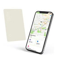 Airtag Card Rechargeable Wallet Tracker Thin 1.6mm Smart Air Tag Work with Apple Find My Item Finder Locator for Luggage