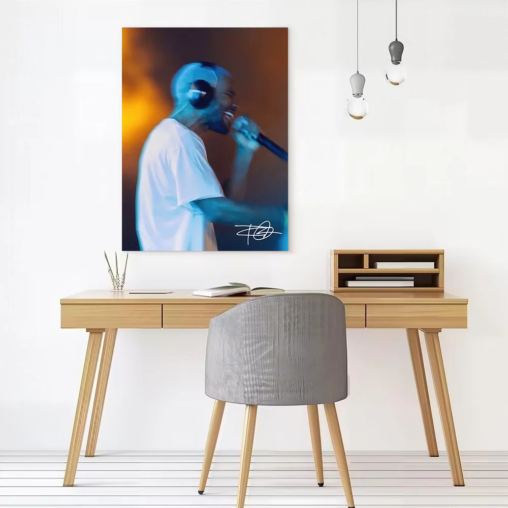 Frank Ocean Printed Canvas Wall Art Customizable Paintings Poster Perfect Gift for Home Decor Living Room Personalized Painting