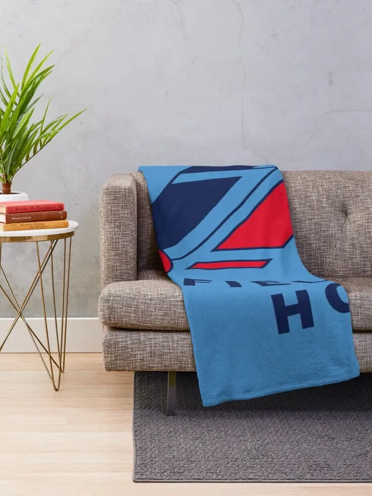 Field hockey logo Throw Blanket Fashion Sofas Beach Thins Blankets