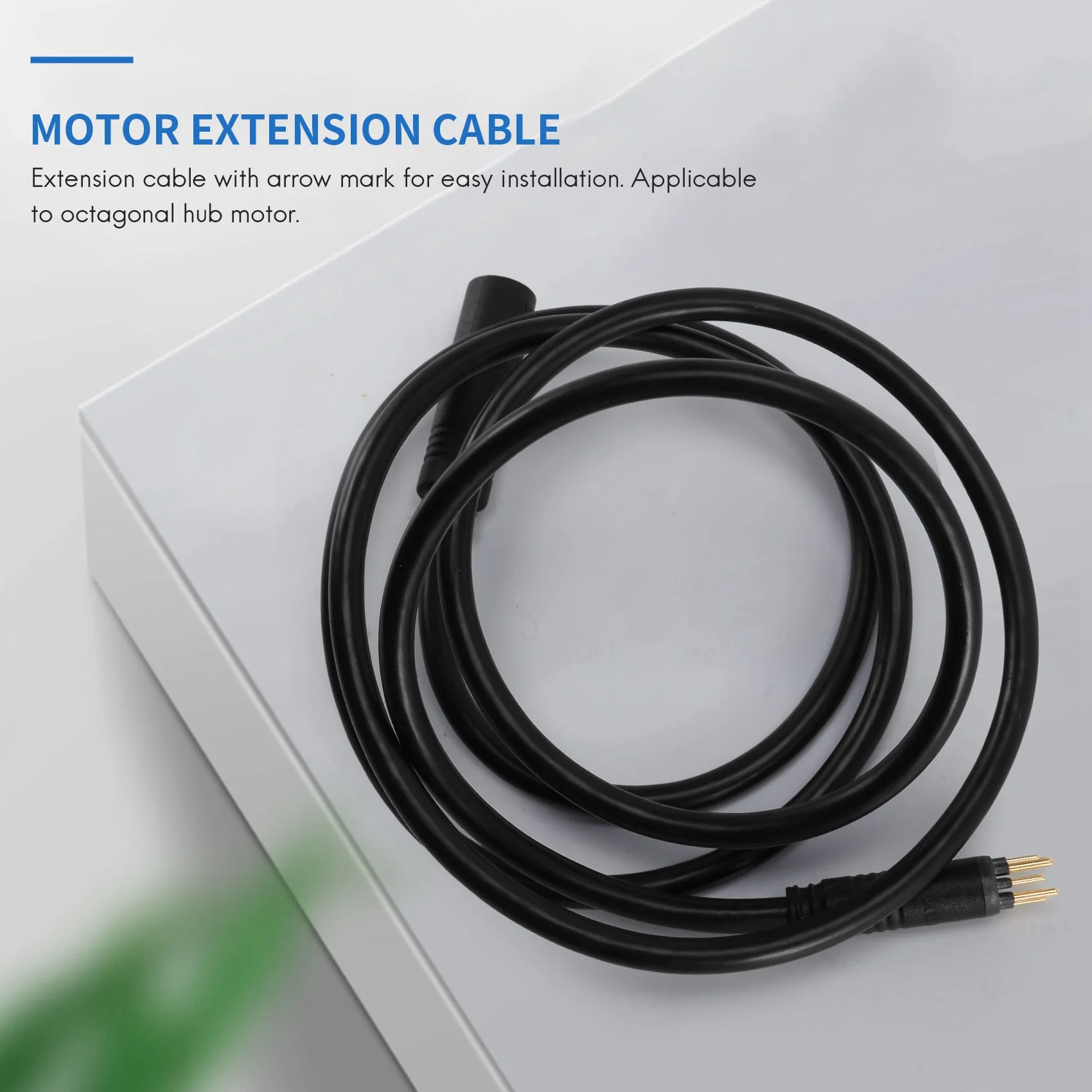

BOFO 130Cm 9 Pin Conversion Motor Wire Female To Male Connector Waterproof Motor Extension Cable Motor Cables For BAFANG Electri