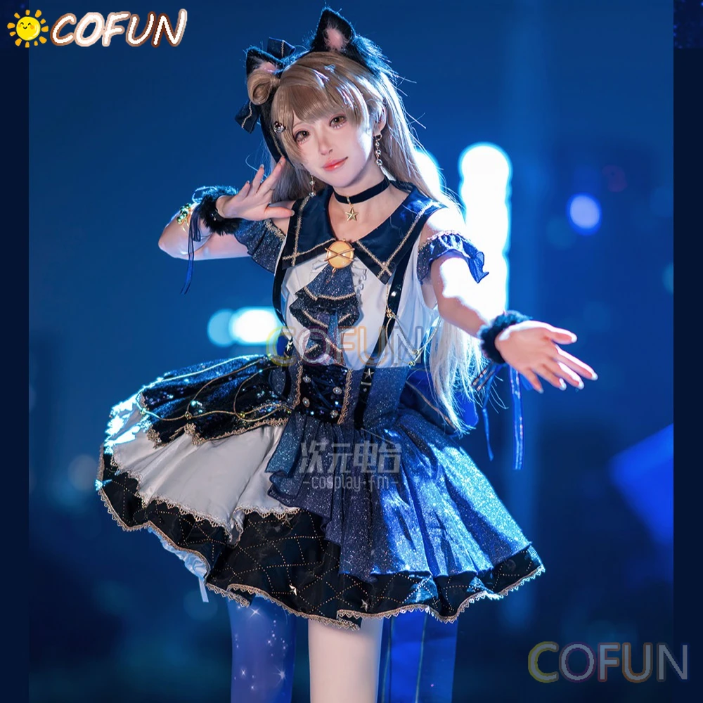 Disfraces de Cosplay de Anime de COFUN Love Live Starry Cat, Todos los Personajes: Kousaka Honoka, Minami Kotori, Sonoda Umi, Ayase Eli, Tojo Nozomi