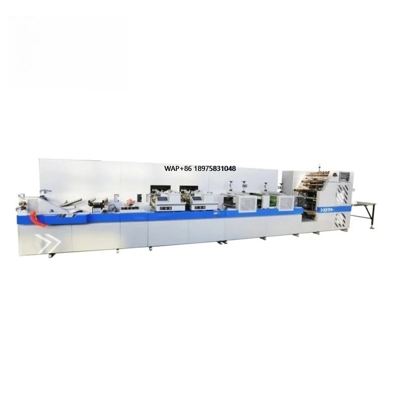 High-Speed Intelligent Post-Processing Equipment Fully Automatic Printing Die-Cutting Folding Machine  Paper Processing