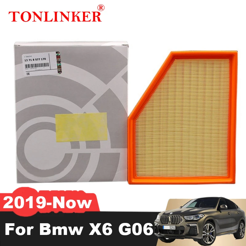 TONLINKER Air Filter 13718577170 For Bmw X6 G06 xDrive40i 2019 2020 2021 2022-Now B58B30C B58B30M0 13718577170 Car Accessories