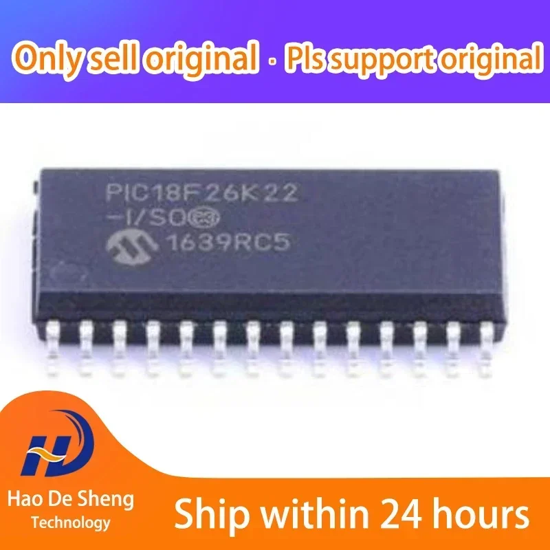 10PCS/LOT PIC18F26K22-I/SO SOP-28 New Original In Stock, electronic components supplies