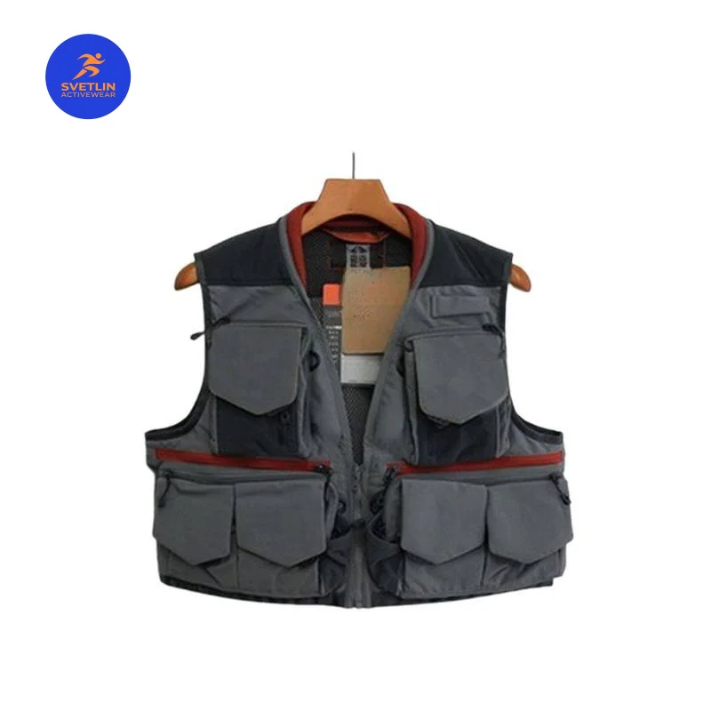 SVETLIN Luxury Quality EU US Size Sports Vest Jacket Outdoor Fishing Fly Fishing Men Women Mesh Breathable Workwear Vest