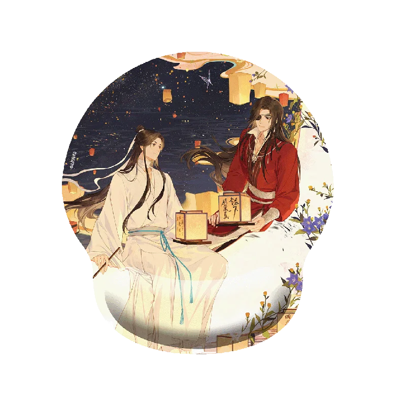 Anime Tian Guan Ci Fu/Heaven Official's Blessing Hua Cheng Xie Lian Cosplay alfombrilla de ratón de Gel de sílice de alto nivel de apariencia de dibujos animados