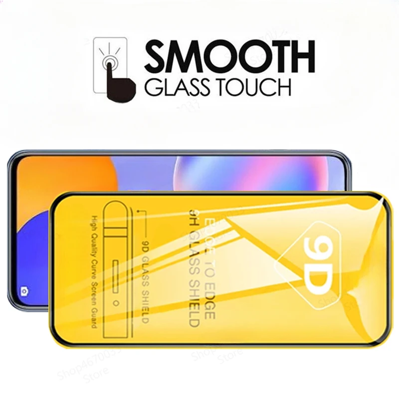 4PCS Screen Protector For Huawei Y9A Y9 Prime Y9S Y9 Y7P Y7A Y7 Y6 Pro 9D Protective Glass For Huawei Y7 Y6 Y5 Prime Y6S Cover