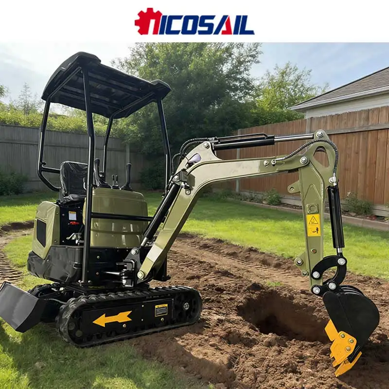 

2 Ton Mini Escavatore Joystick Control CE Approved for Landscaping Construction Narrow Space Italy