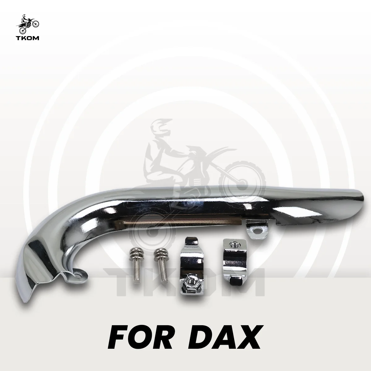 

CT70 Muffler Heat Shield Chrome Motorcycle Exhaust Pipe Protector Cover For Honda CT70 K0 1969-1971 CT70H DAX