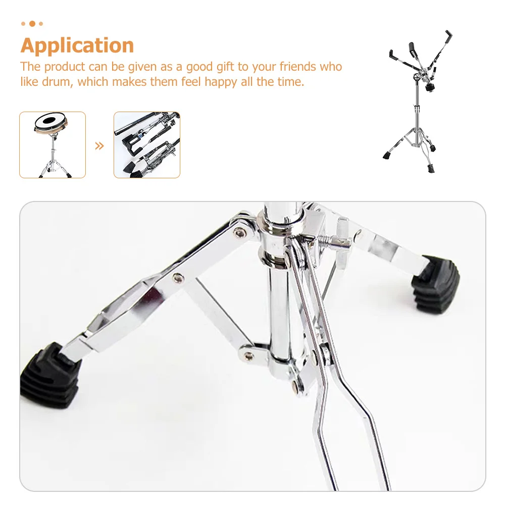 

Practical Alloy Drum Rack Unique Design Long Lasting Drum Holder Suitable for Drumming Rack Alloy Dumb Bracket