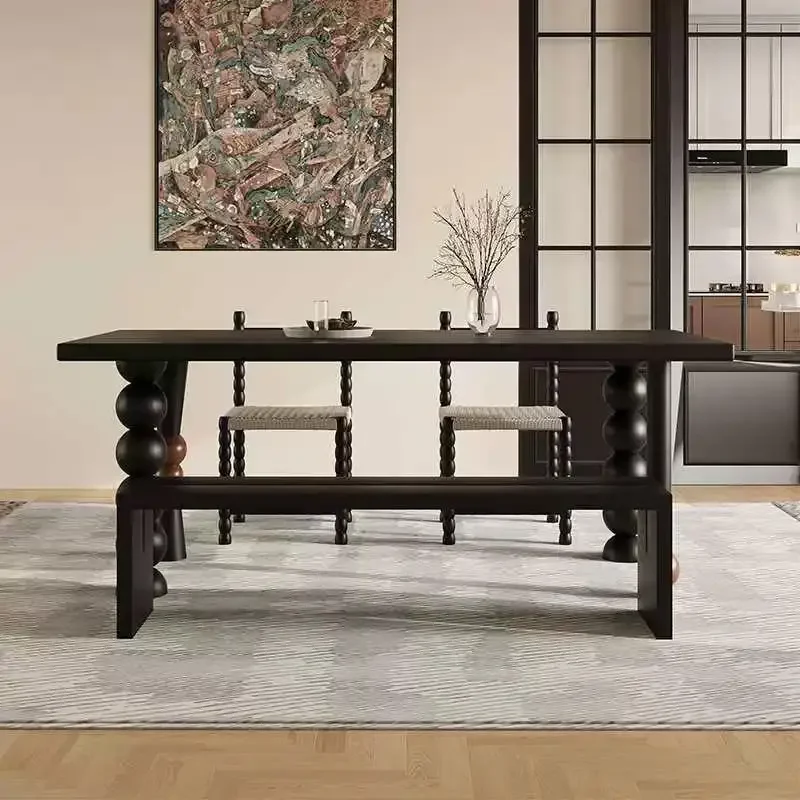 Soportes mesas de comedor italianas escritura impermeable mesas de comedor de cocina de madera muebles nórdicos de lujo Yemek Masasi para el hogar