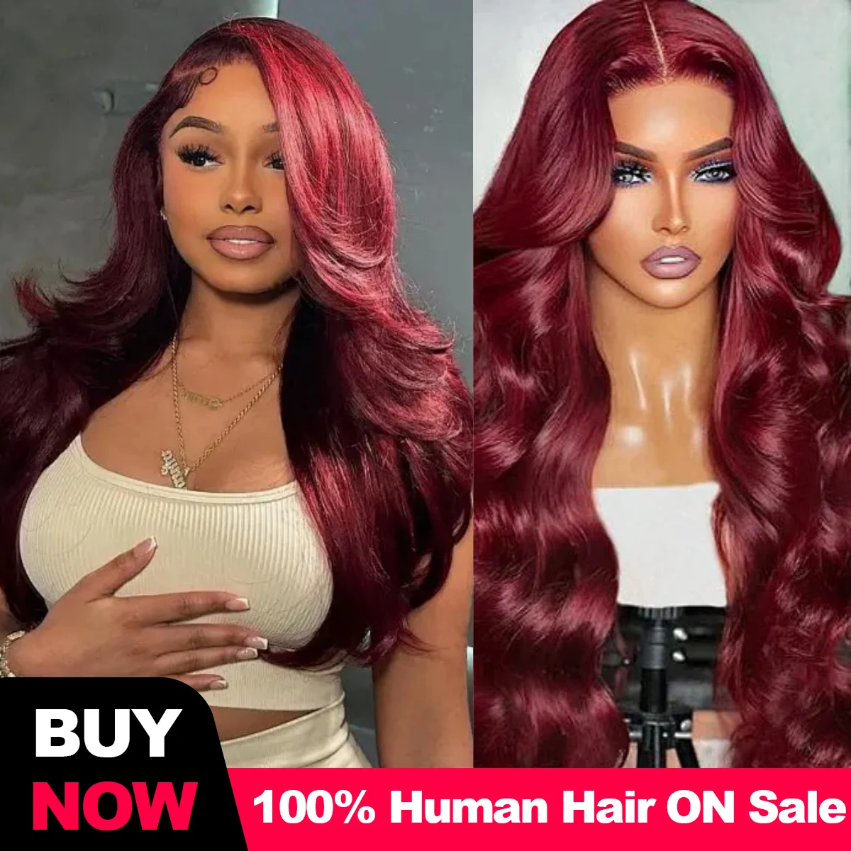 Glueless 99J Body Wave Wigs 210 Density Burgundy 13x6 Lace Frontal Human Hair Wig 32inch For Women Brazilian Remy Lace Front Wig