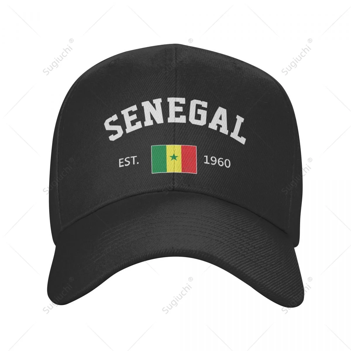 Unisex Baseball Cap Senegal EST.1960 Independence Day Wild Sun Shade Peaked Adjustable Outdoor Caps for Men Women