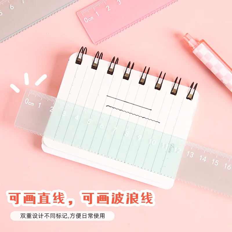 Transparent Jelly Color Ruler 20cm Plastic Rulers Kids Ruler School Stationery Supplies Straight Ruler Measuring Tool Wholesale