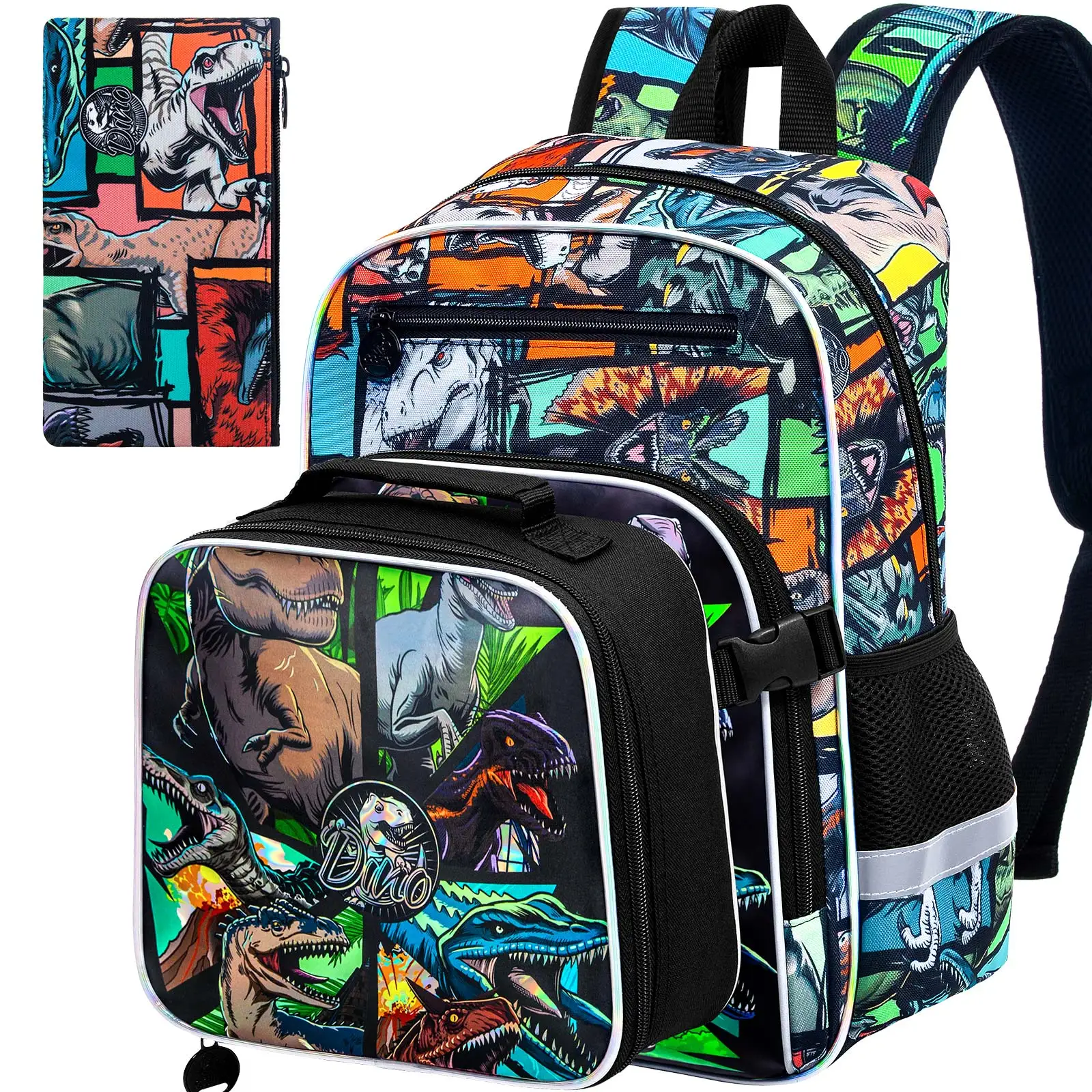 

Набор из 3 школьных рюкзаков для девочек, 16 дюймов, с изображением попугая, для дошкольников, водонепроницаемые, с милыми животными