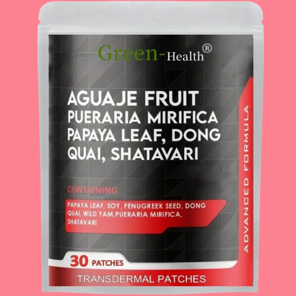 Aguaje Transdermal Patches with Pueraria Mirifica - 30 Patches One Month Supply