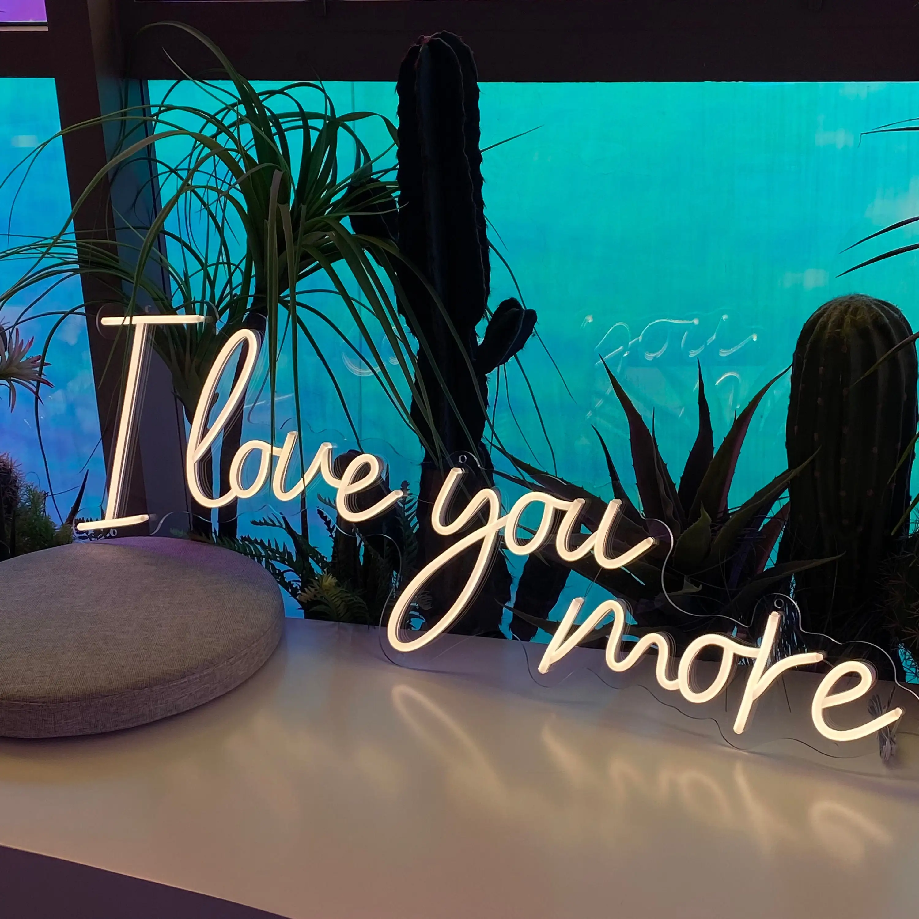 Love You More Neon Sign Custom Wedding Wall Decor Engagement Gifts Neon Wedding Bedroom Liviing Room Wall Hanging