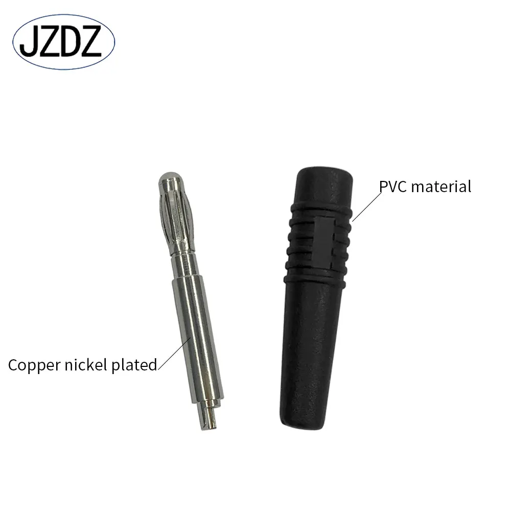 JZDZ 10pcs 3mm Banana Plug Banana Pin Electrical Connector Test Accessories 10008