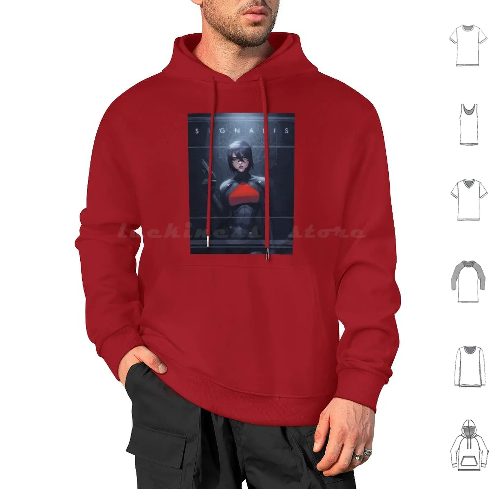 Signalis Game Hoodie cotton Long Sleeve Signalis Signalis Game Signalis Endings Elster Elster Signalis Game Gaming Wifi Falke