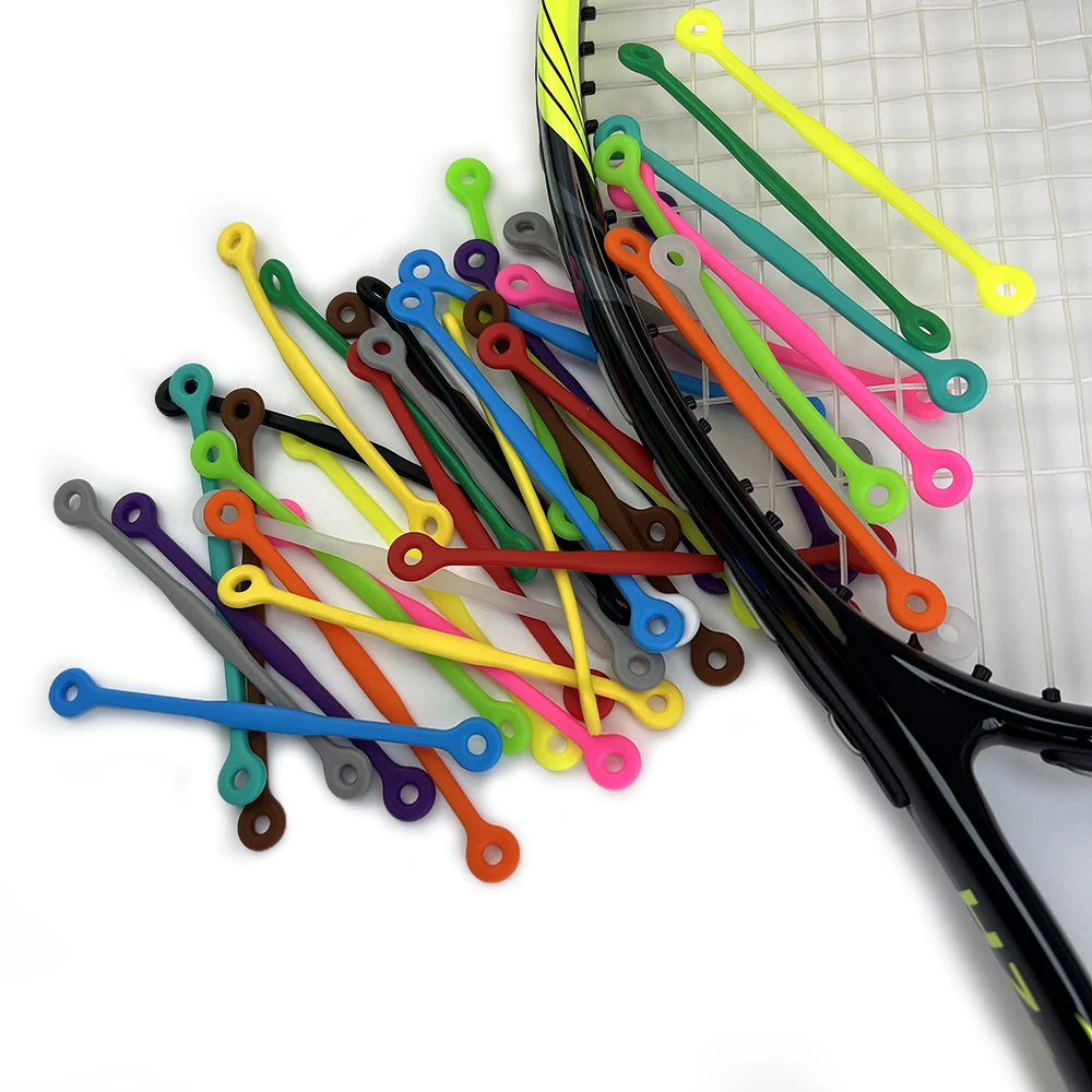 5 قطعة/المجموعة سيليكو طويل الشكل مضرب تنس المثبط امتصاص الصدمات الاهتزاز المخمدات لتقليل صدمة مضرب التنس