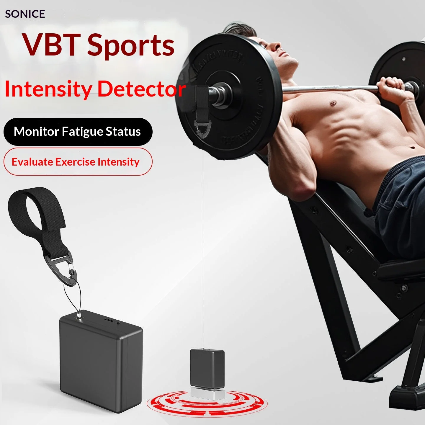 VBT customizes linear sensor training equipment for speed-based muscle strength training and exercise intensity monitoring