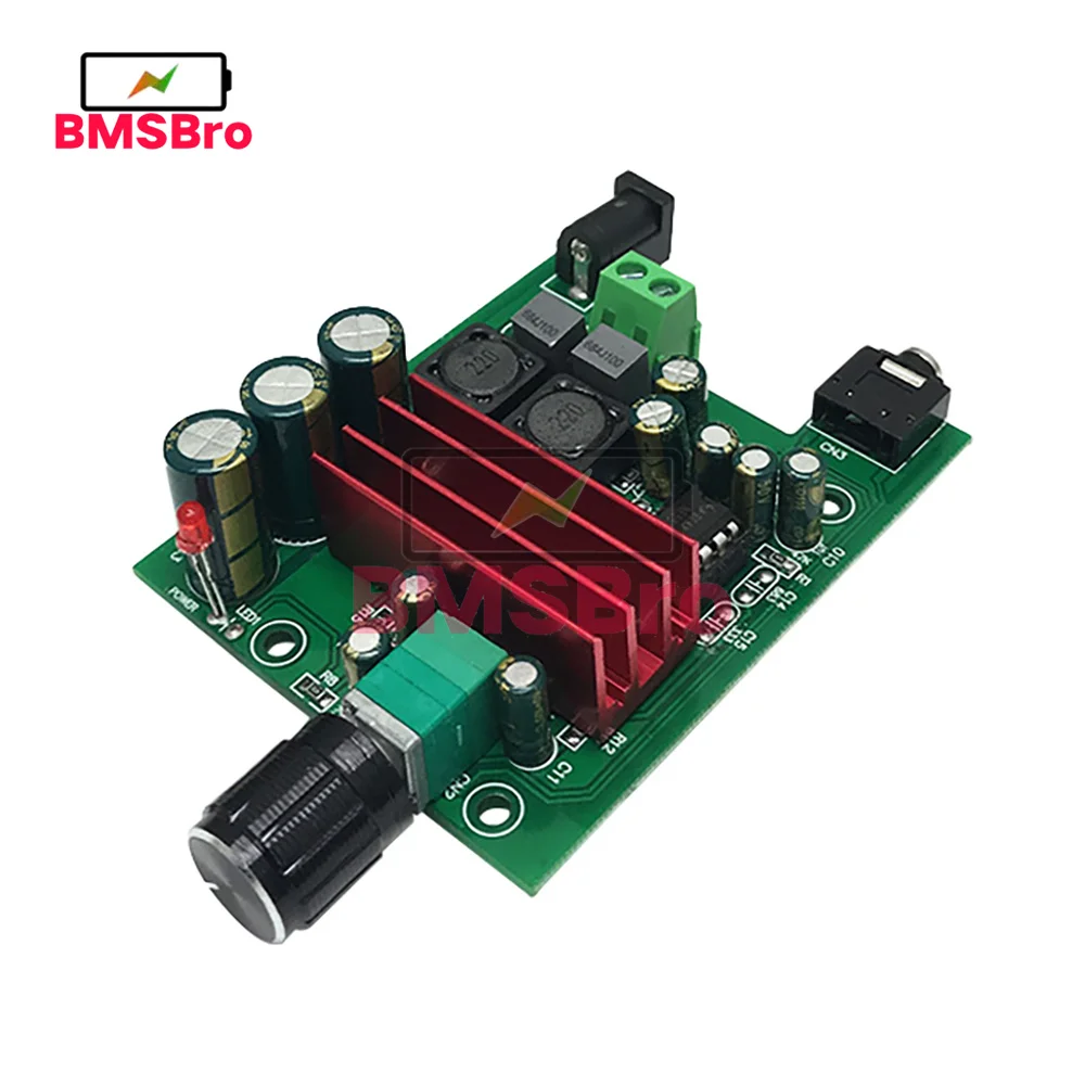 TPA3116D2 Subwoofer Digital Power Amplifier Board TPA3116 Amplifiers 100W Audio Module NE5532 amplifier board size: 75X60MM