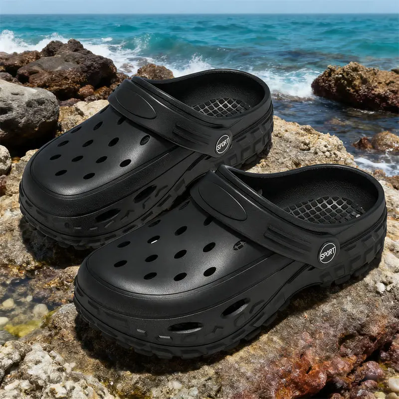 Women's EVA Soft Sole Clogs Summer Outdoor Beach Water Shoes Quick Dry Non Slip Casual Couple Sandals Indoor Outdoor Slippers