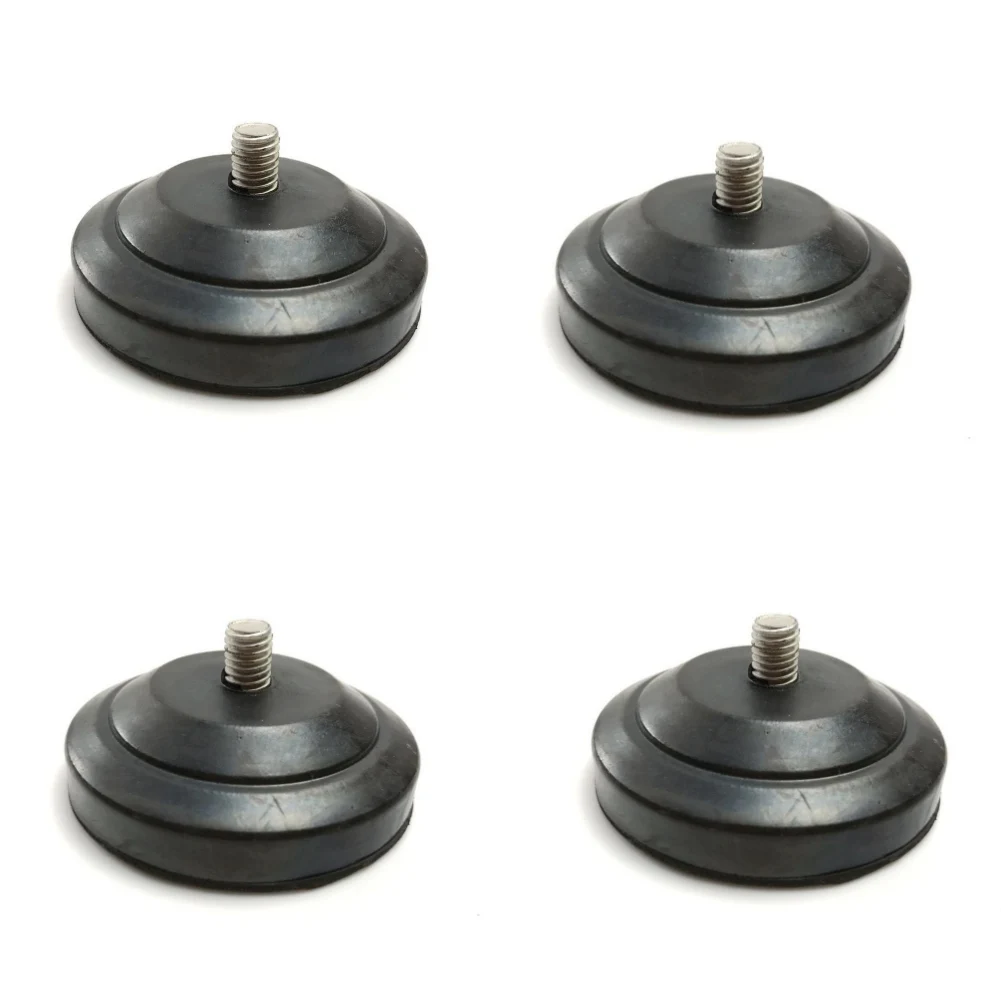 8mm Adjustable Leveling Feet with Round Slip Base for Fitness Equipment Requiring Reliable Floor Engagement 8mm