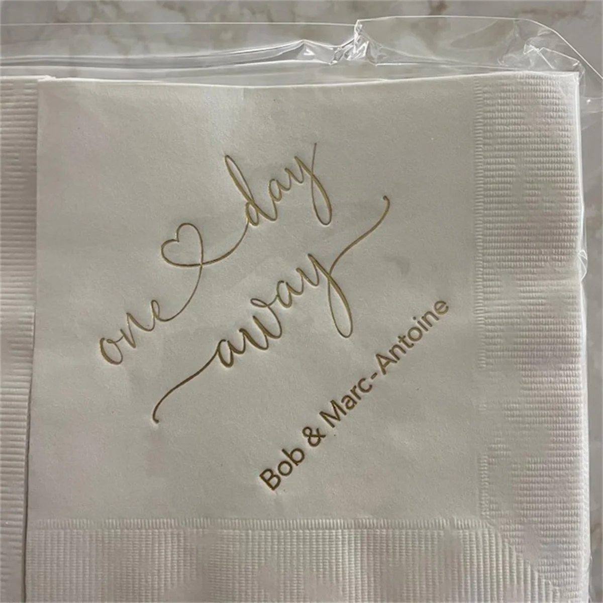 Personalized Mr & Mrs Mr and Mrs Wedding Napkins Custom Monogram Beverage Cocktail Cake Dessert Appetizers Luncheon Dinner Guest