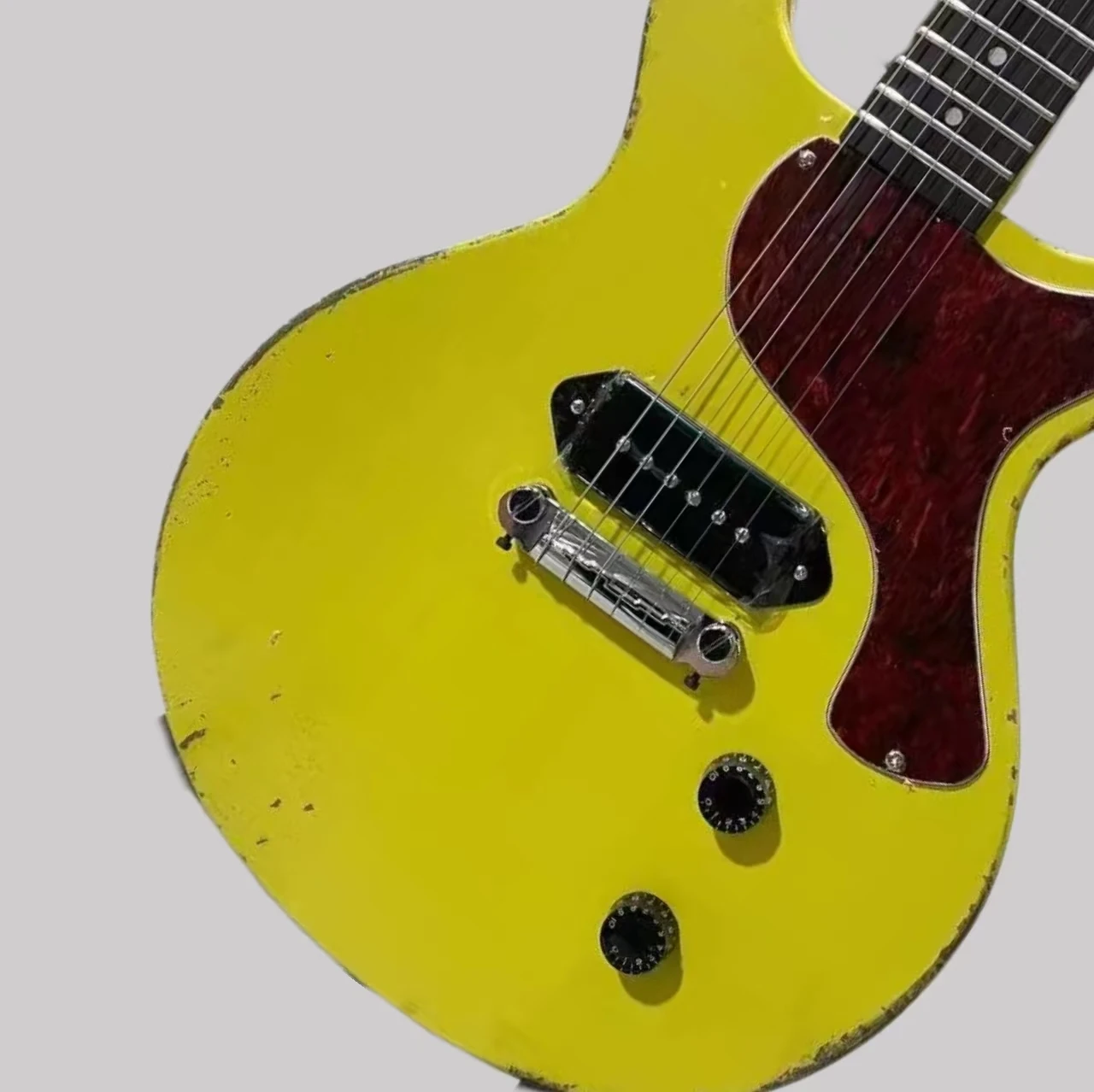 2024 Junior DC Electric Guitar - Yellow  Relic