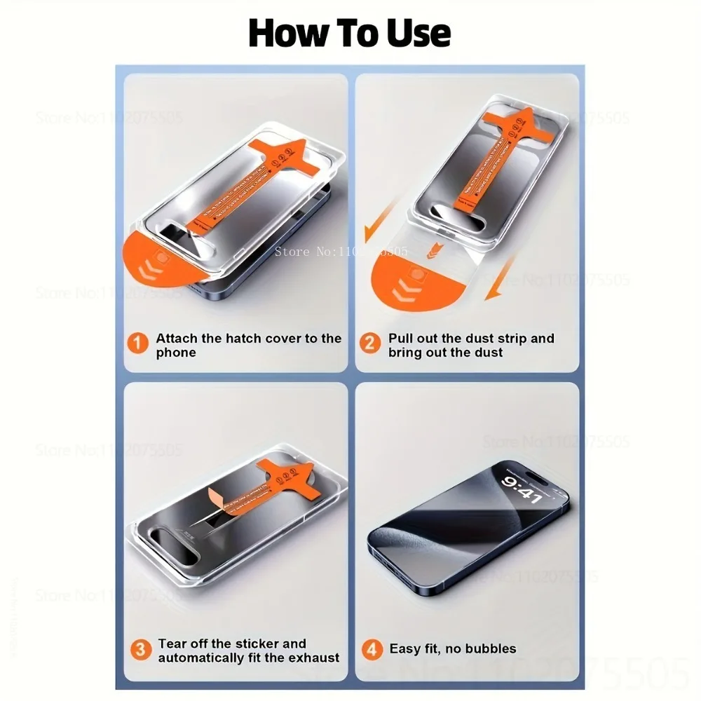 3 قطعة زجاج مقسى عالي الوضوح لهاتف آيفون 16E 14 15 برو ماكس 13 برو 12 ميني 11 واقي شاشة 17 برو ماكس 16E XR X 9H صلابة