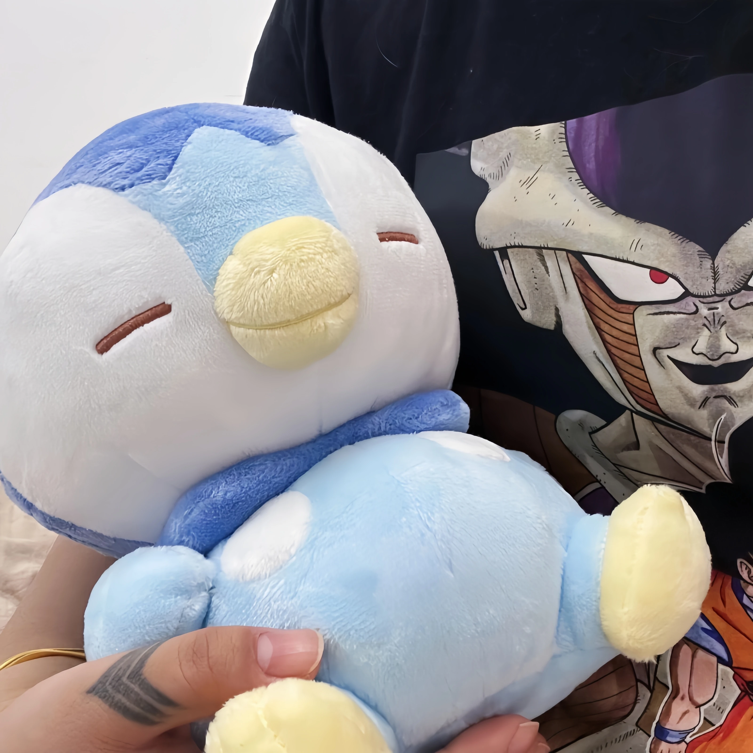 

Pokemon Sleeping Piplup Plush Toy Huggable Blue Fat Penguin Stuffed Anime Doll Collectible Gift for Pokemon Enthusiasts Gift