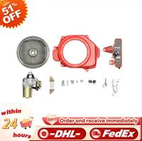 Electric Start Motor Ignition Kit Flywheel Starter Key Switch Fits GX160 GX200 5.5HP 6.5HP Honda Coil Fan Cover Shourd