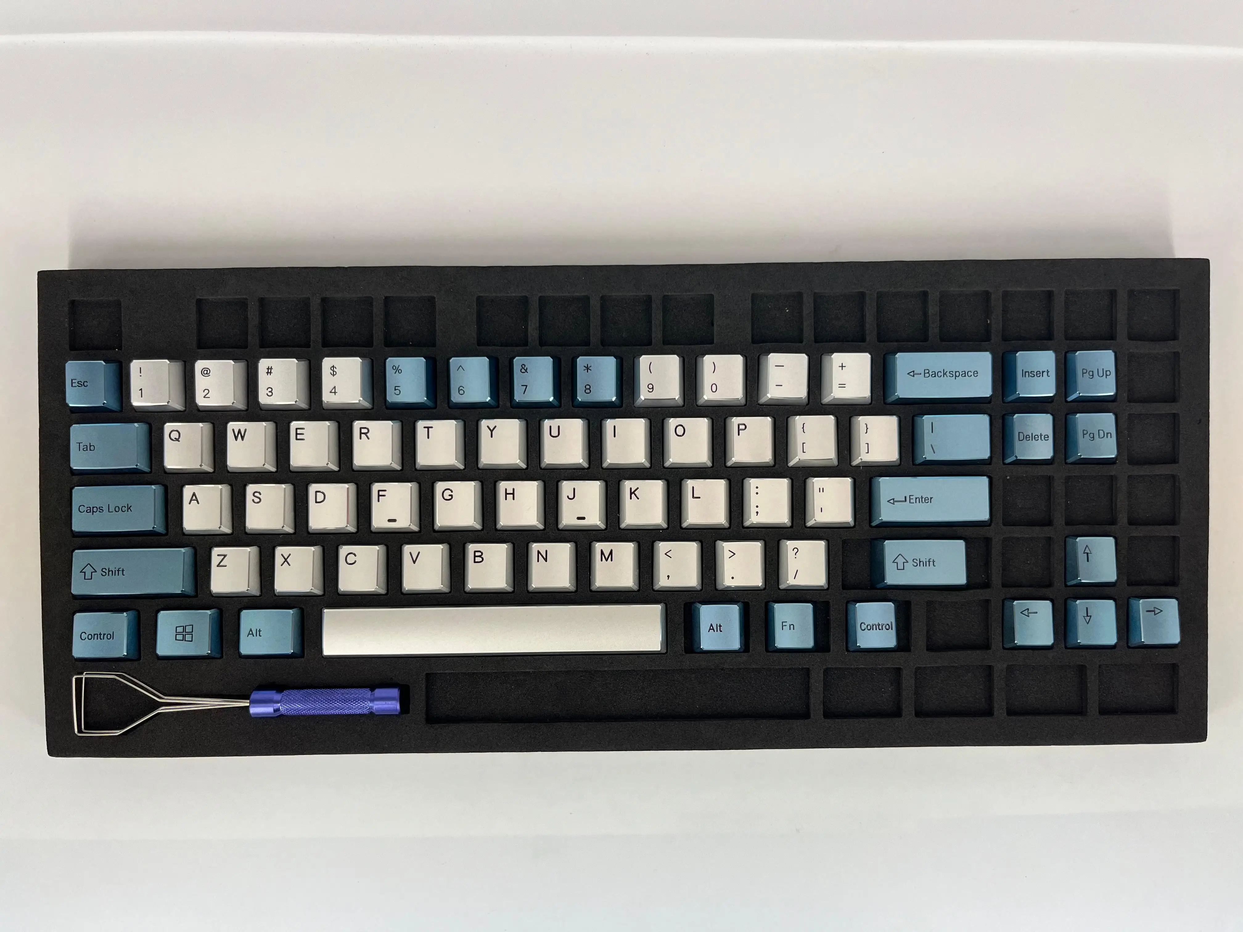 HiUM Aluminum Alloy Keycaps Set for 68% Mechanical Keyboard Cherry