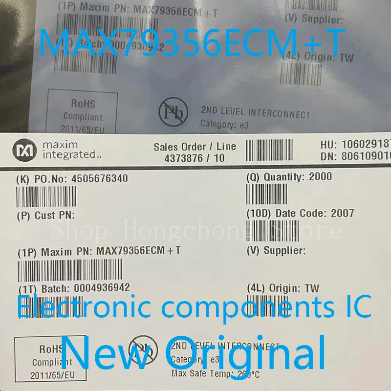 

New Original MAX79356ECM+T MAX79356ECM MAX79356E IC TELECOM INTERFACE 48LQFP 10PCS