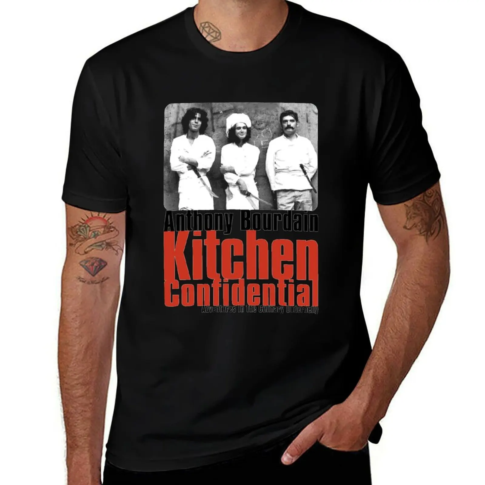 No Reservations - Anthony Bourdain T-Shirt Plus Size Solid Color T-Shirt