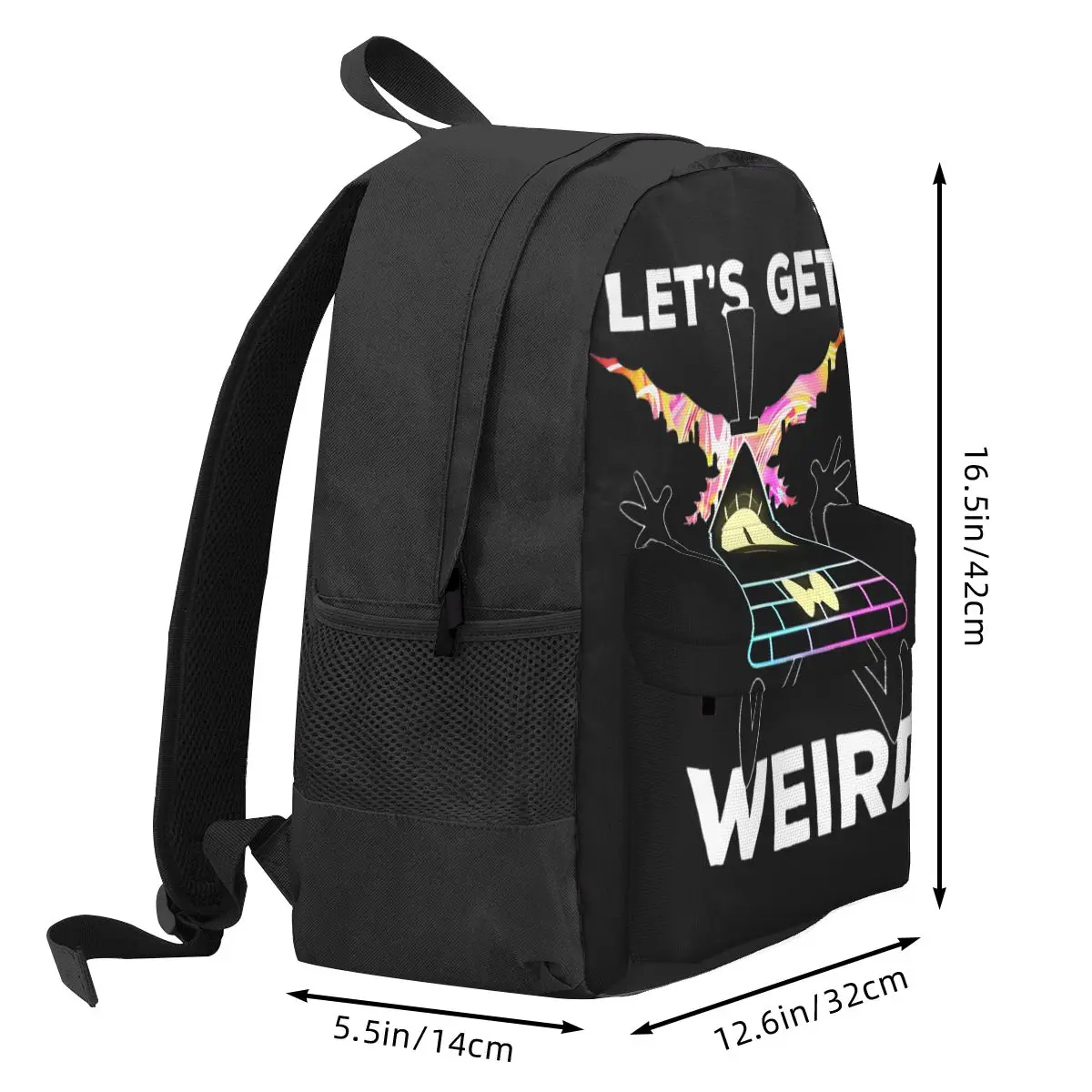 Gravity Falls Bill Cipher Women Backpack Mochila Trend Student School Bag Computer Backpack Kids Waterproof Travel Shoulder Bag