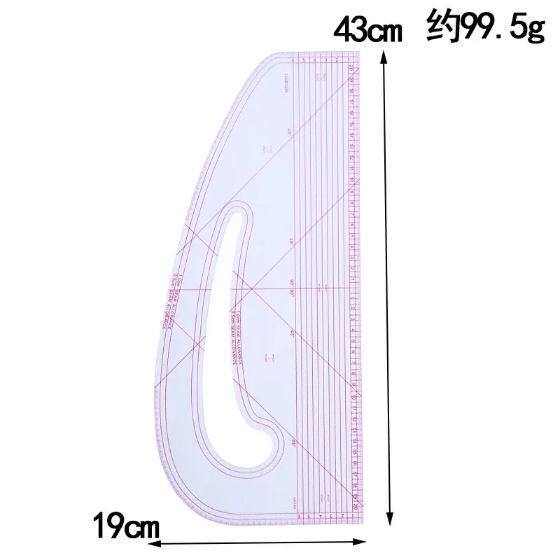 1pc Sewing French Curve Ruler Measure Dressmaking Tailor Drawing Template Craft Tool Set Costura Sewing Machine Accessories DIY