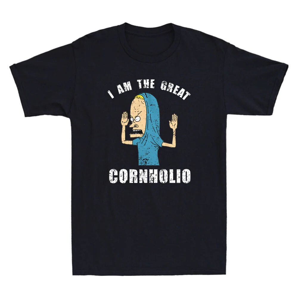 I Am The Great Cornholio - Beavis & Butthead Funny Cartoon Vintage Men's T-Shirt