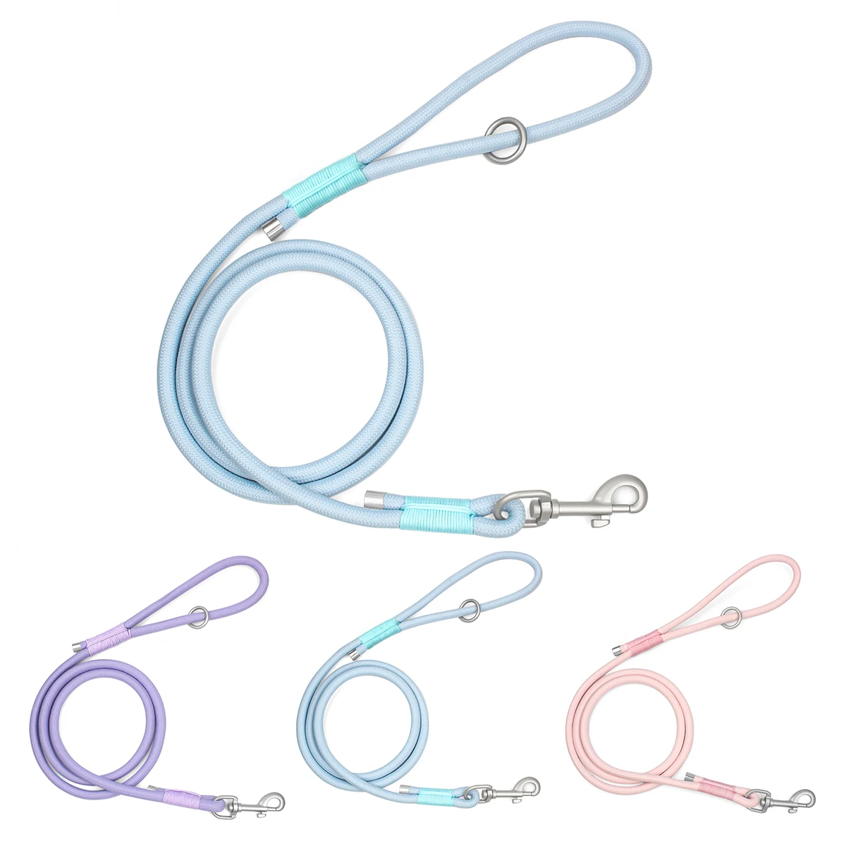 

Fashionable Polyester Dog Leash For Outdoor Dog Exercise Walking And Running With Hanging Poop Bag Function O Ring Arrivals