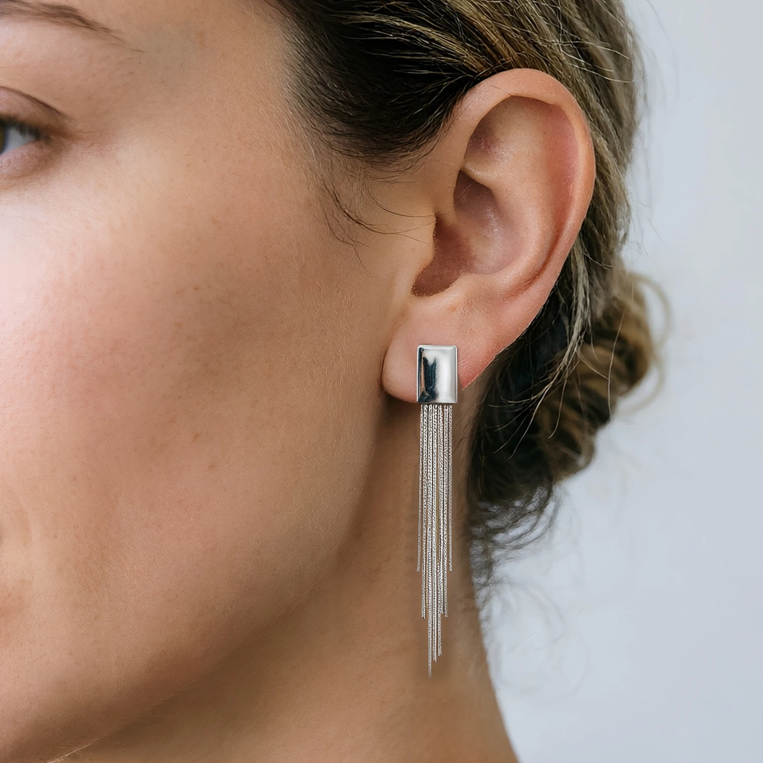 ヴィンテージボヘミアンラグジュアリースクエアロングフリンジタ - Tassel Earrings Boho のレビューと価格