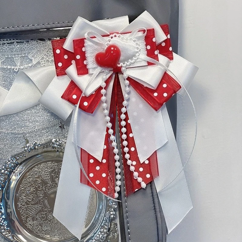 

Lolita Bow Ties Retro Fashion Clothing Bags Accessories Handmade Ribbon Rhinestones Jewelry Women's Concert Light Stick Bows