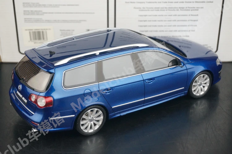 OTTO 1:18 R36 Blue Wagon Simulation إصدار محدود من الراتنج المعدني الثابت لعبة مجسمة هدية #4
