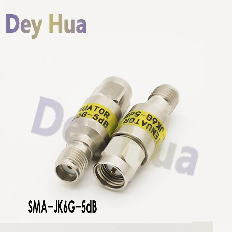 

SMA-JK 6G 3dB RF coaxial fixed stainless steel 2W attenuator SMA-JK1/3/5/6/10/15/20/30dB 6G