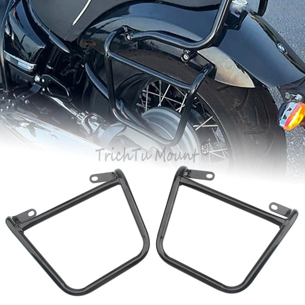 

Side Bag Frame Motorcycle Saddlebag Rail Support Rack Luggage Bag Support Bar Guard For BMW R18 Classic R 18 100 Years 2020-2023